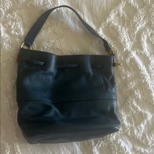 Fossil Navy Leather Women's Bag
